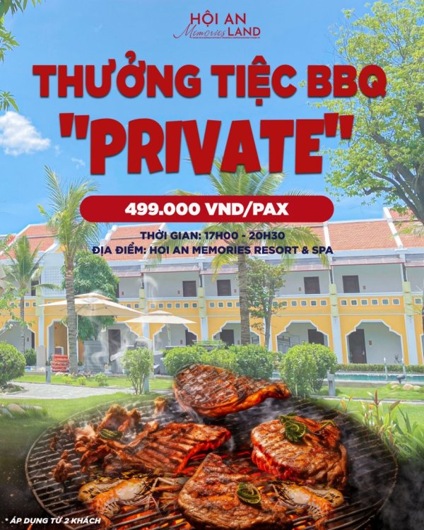 BBQ bên hồ bơi: Bữa tiệc nướng đầy hứng khởi