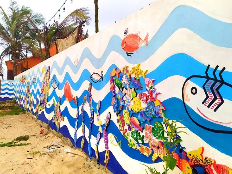 Bức tranh sống động từ làng bích họa Tam Thanh