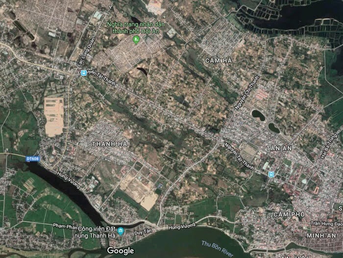 Bản đồ vệ tinh thành phố Hội An