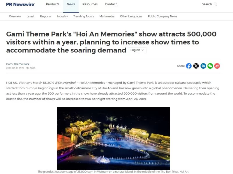 C&aacute;c h&atilde;ng b&aacute;o nước ngo&agrave;i bắt đầu đưa tin về show diễn