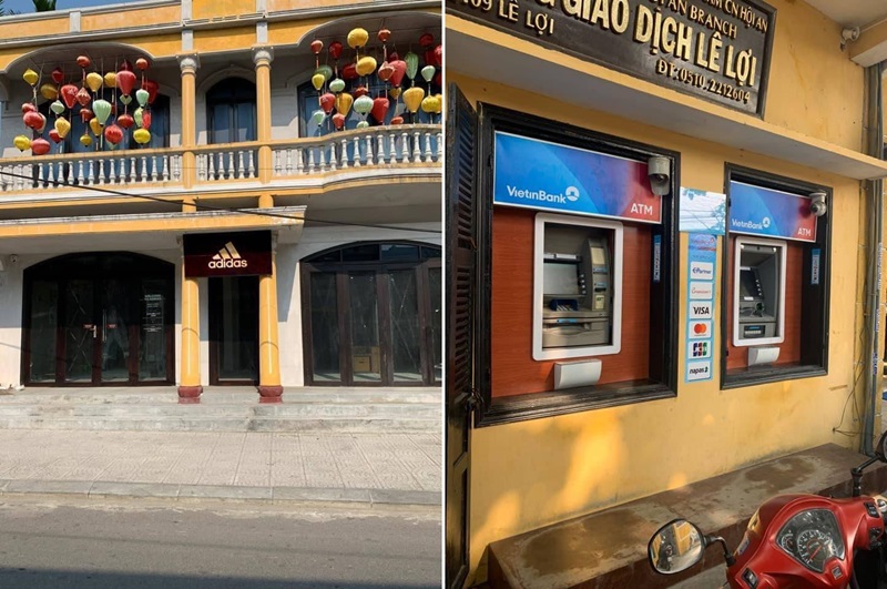 Các khu du lịch ở Hội An có nhiều cây rút tiền ATM và chấp nhận thanh toán bằng thẻ