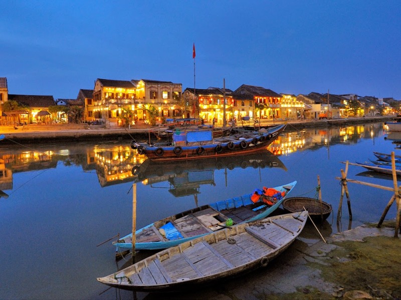 Cảnh đẹp ven sông Thu Bồn sẽ để lại khoảnh khắc đáng nhớ đến du khách 