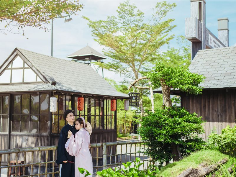 Cảnh quan nổi bật cho các khung hình lãng mạn của các cặp đôi tại Đảo Ký Ức Hội An