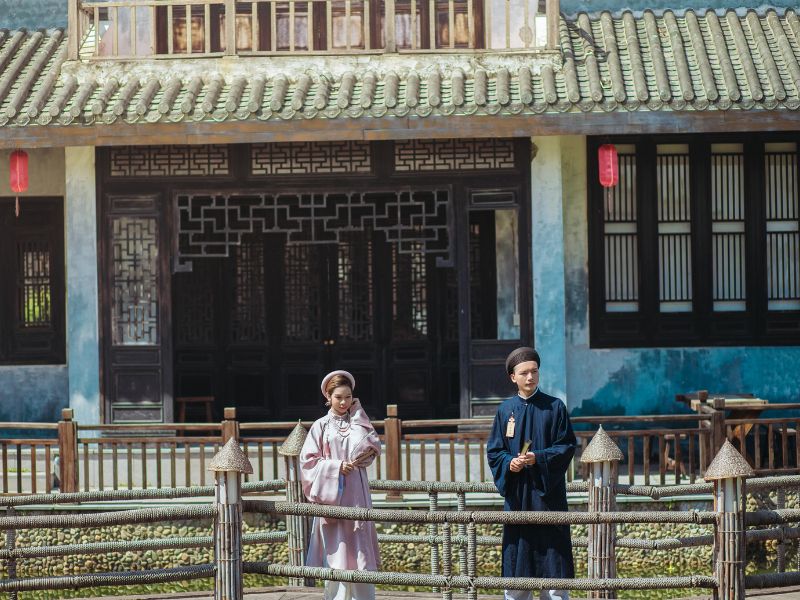 Cảnh quan tái hiện sự giao thoa văn hóa quốc tế tại Hội An