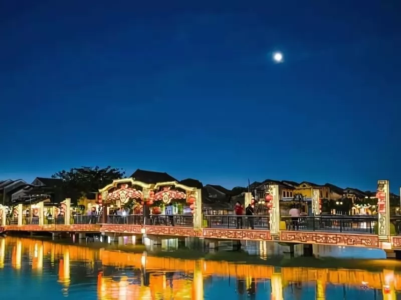 Cầu An Hội rực rỡ về đ&ecirc;m