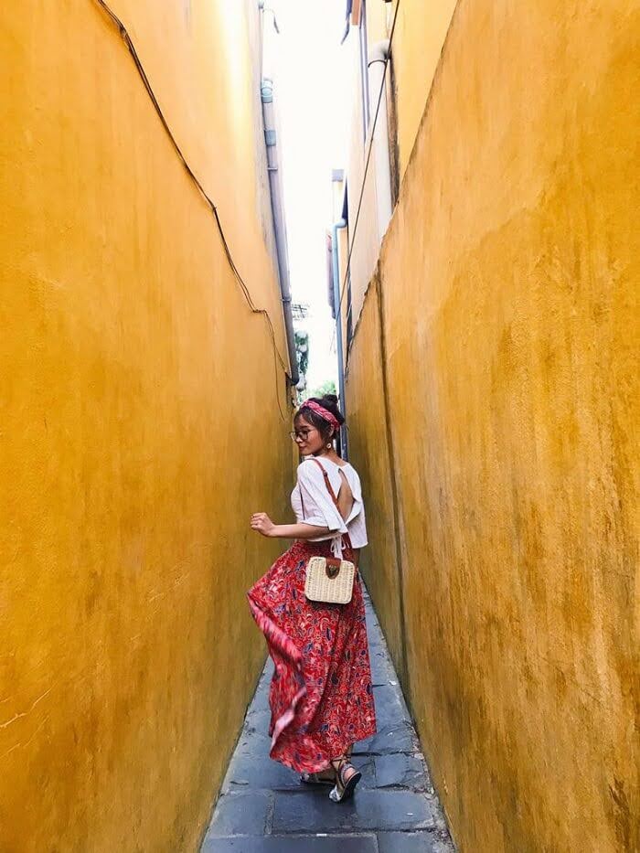 Check in con hẻm nhỏ đối diện Faifo Coffee cực chất