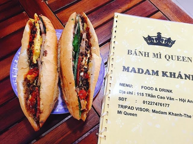 Check in Hội An tại quán bánh mì Madam Khánh