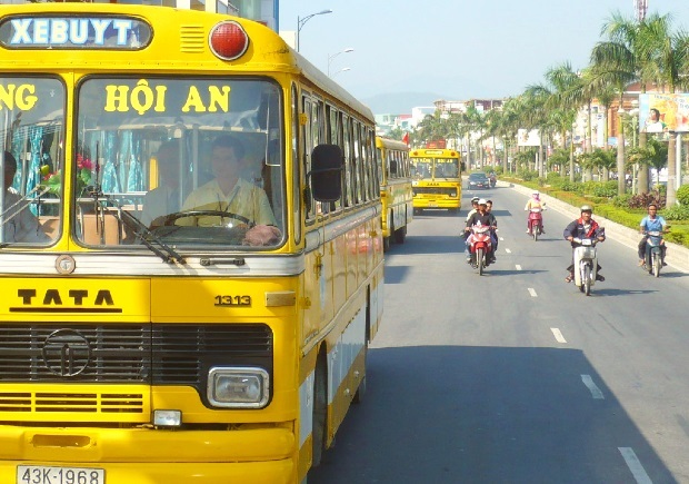 Có nhiều phương tiện di chuyển đến Hội An