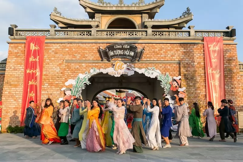 Discovering the map of Hội An Impression Theme Park