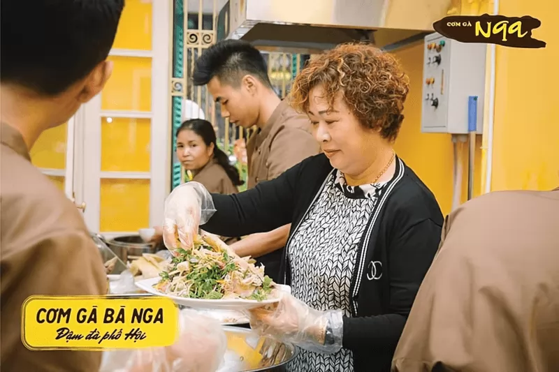 Cơm g&agrave; B&agrave; Nga