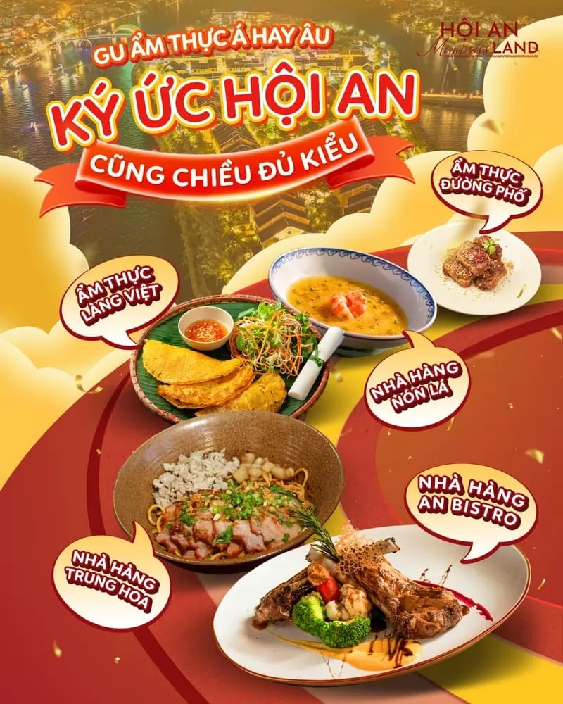 Mỹ vị ẩm thực tại Đảo Ký Ức Hội An có gì đặc biệt? Hành trình khám phá ẩm thực địa phương