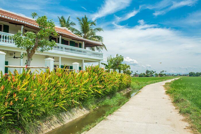 Heron House Hội An với phong cảnh yên bình