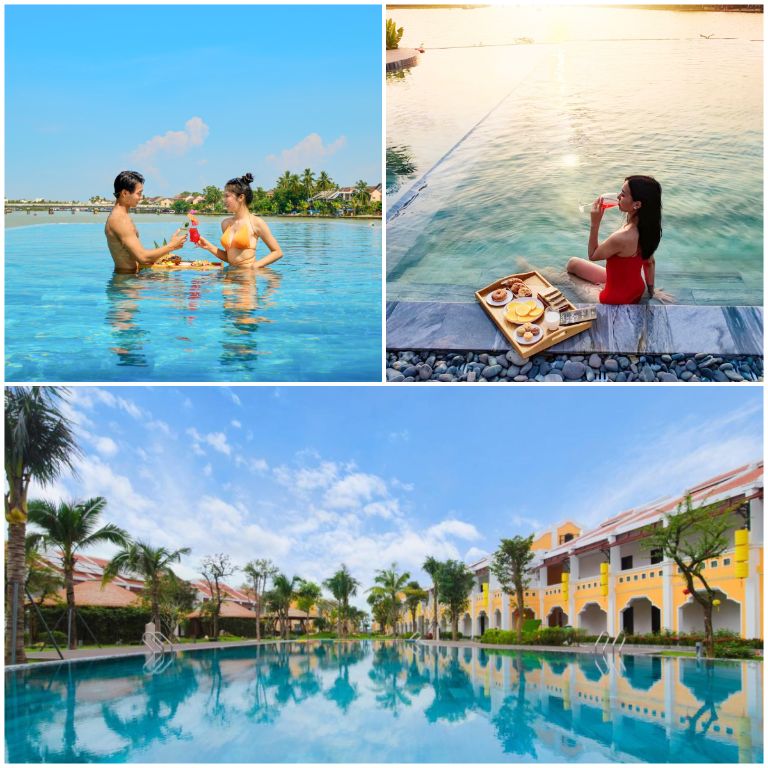 Hồ bơi ngoài trời ở Hoi An Memories Resort & Spa