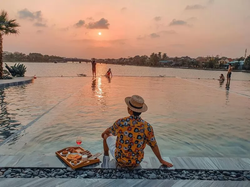 Infinity pool at Hoi An Memories Resort &&nbsp; Spa