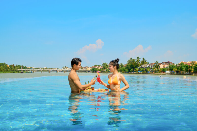Hồ bơi ngoài trời ở Hoi An Memories Resort & Spa