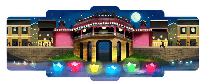 Hội An - Thành phố duy nhất tại Việt Nam xuất hiện ở Google Doodle