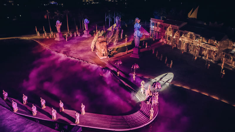 Khung cảnh thiên nhiên hùng vĩ của chương trình thực cảnh