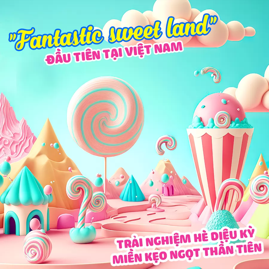 KHÁM PHÁ VƯƠNG QUỐC KẸO NGỌT LẦN ĐẦU XUẤT HIỆN TẠI VIỆT NAM