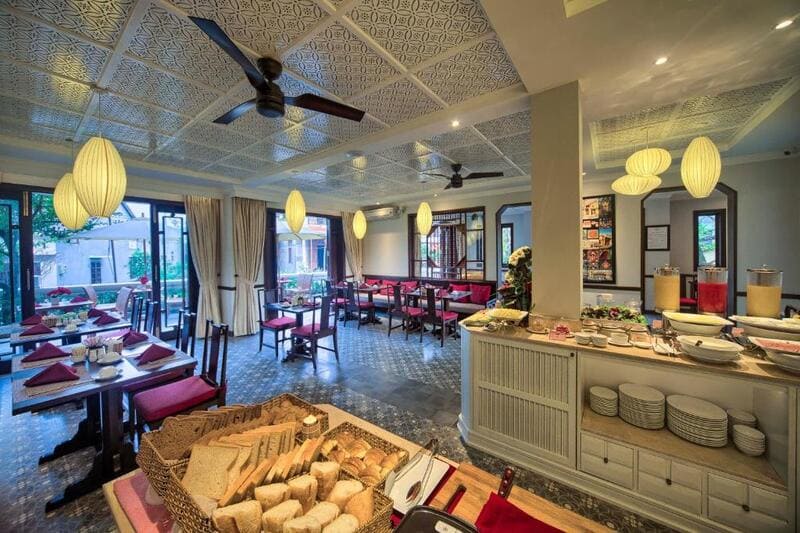 Không gian nhà hàng của Cozy Boutique Villas