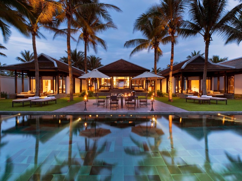 Không gian sang trọng và rộng rãi của resort