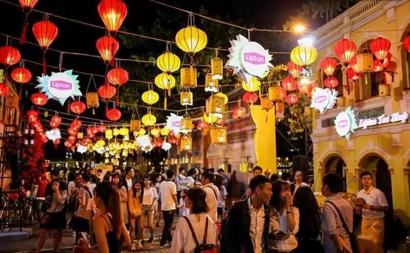 Lantern festival in Hoi An ancient town