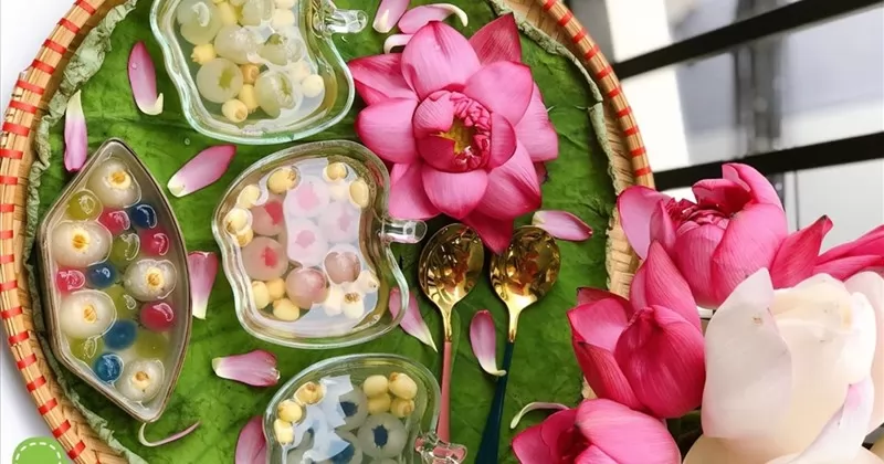 Lotus seed sweet soup - Elegant and delicate sweet soup