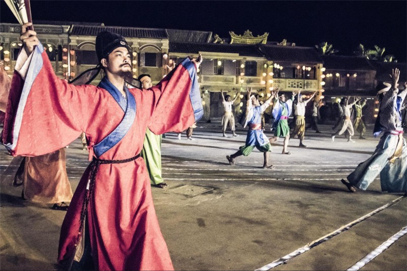 Màn diễn kết hợp nghệ thuật và công nghệ hiện đại trong show diễn Ký Ức Hội An