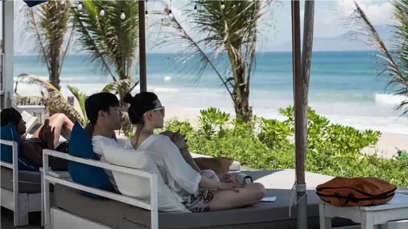 Một buổi chiều thư gi&atilde;n tại biển An B&agrave;ng