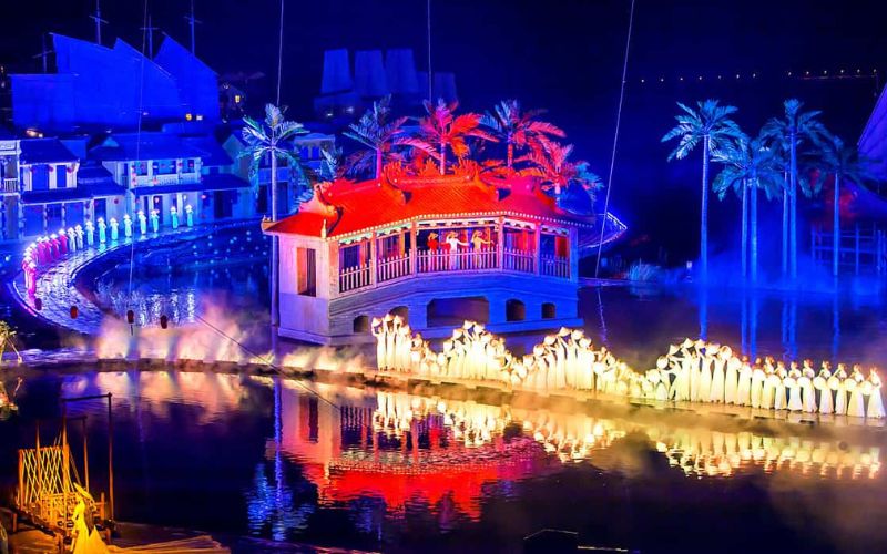 Một đề xuất trong kinh nghiệm du lịch Hội An chính là trải nghiệm show diễn thực cảnh hoành tráng