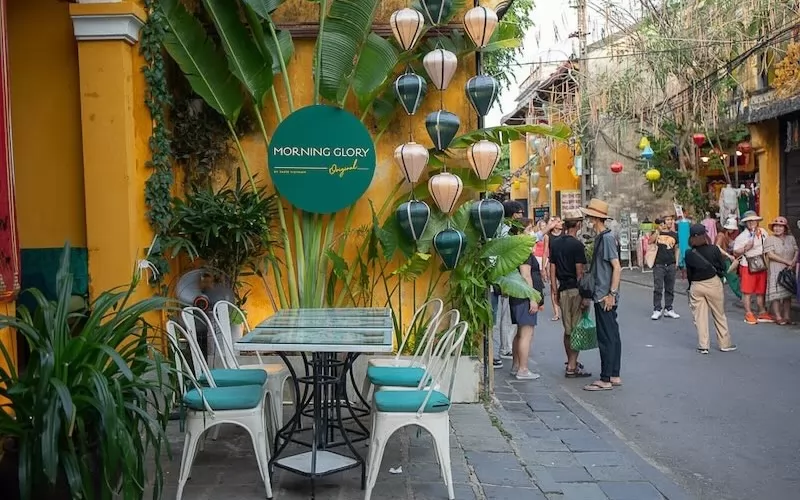 Nhà hàng Morning Glory tại số 41 Nguyễn Phúc Chu, An Hội, Hội An