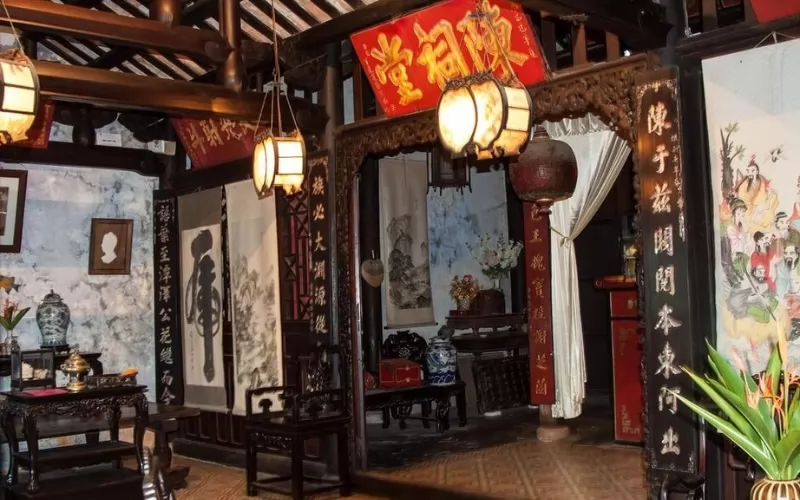 Nhà thờ cổ Tộc Trần, địa chỉ 21 Lê Lợi, phường Minh An, Hội An