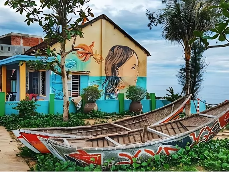 Những bức tranh ấn tượng tạo l&agrave;ng b&iacute;ch họa Tam Thanh