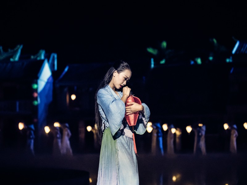 Phân cảnh trong màn trình diễn thứ 3 của show Ký Ức Hội An