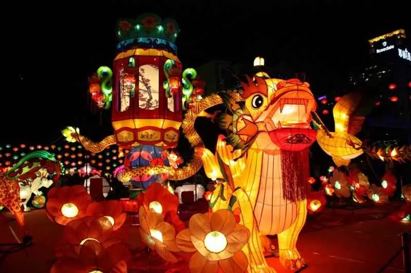 Hoi An ancient town is colorfully decorated