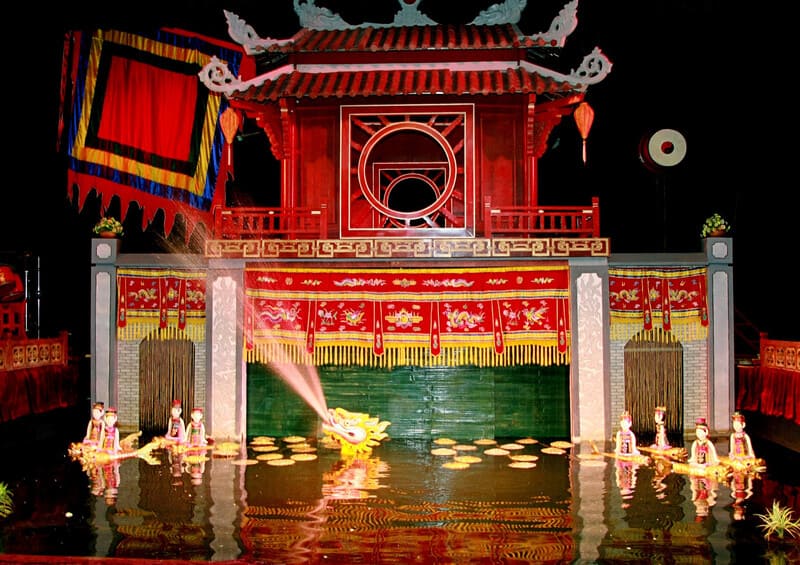 Múa rối nước đã trở thành một di sản văn hóa phi vật thể vô cùng độc đáo của dân tộc Việt Nam
