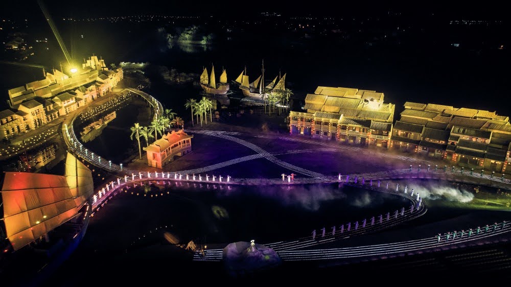 Sân khấu rộng 25.000 m2 của show diễn thực cảnh Hội An