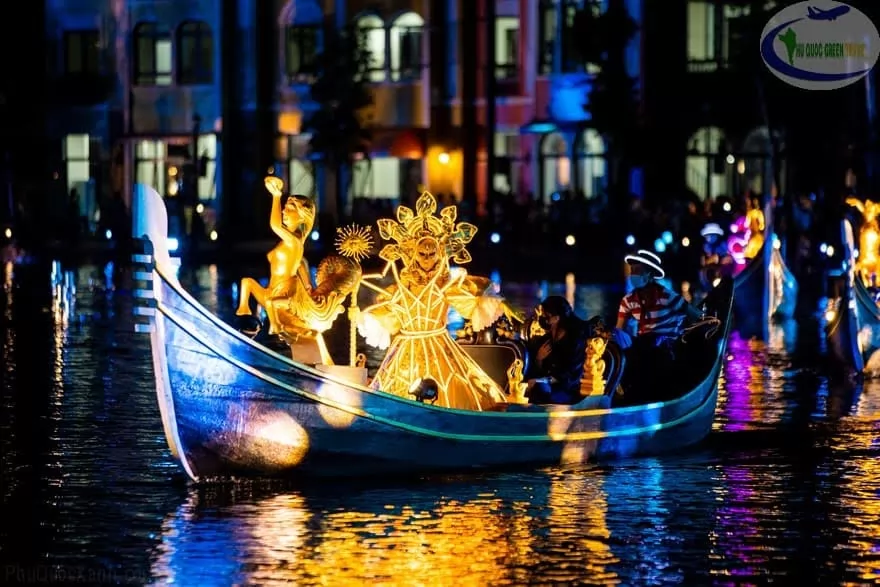 "Sắc m&agrave;u Venice" l&agrave; show diễn ấn tượng với sự kết hợp hấp dẫn của nghệ thuật v&agrave; &aacute;nh s&aacute;ng