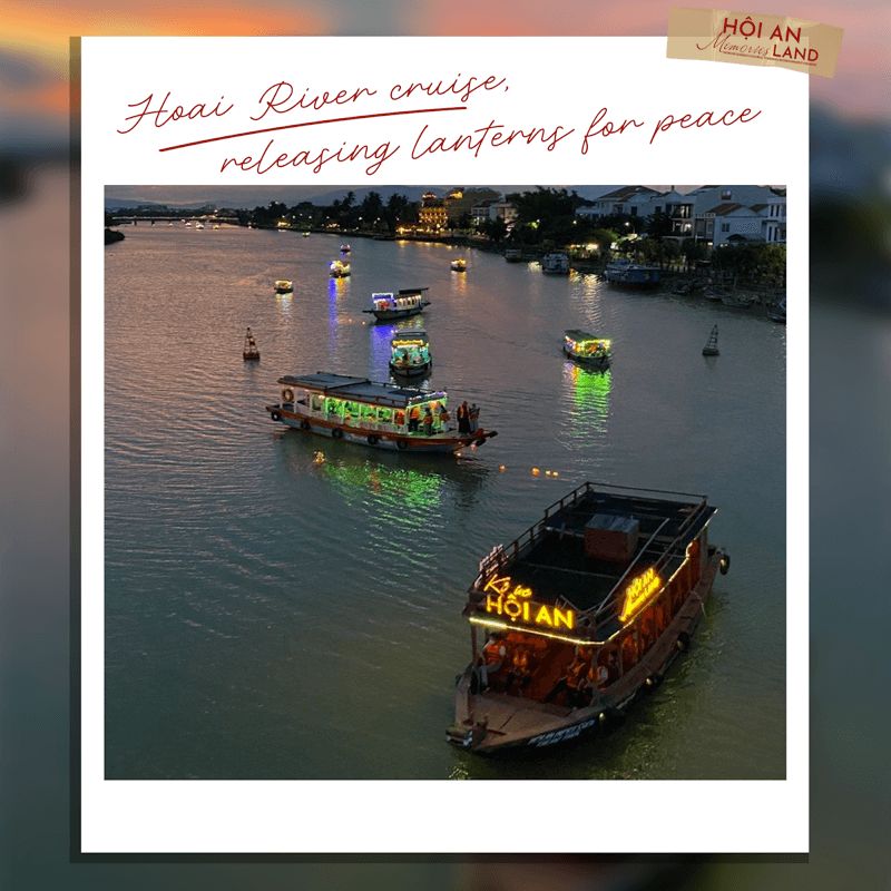 Thả đèn hoa đăng trên sông Hoài