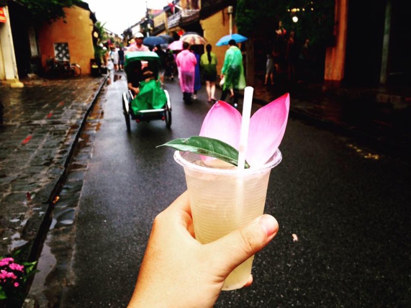 Trà tươi mát giải khát tráng miệng sau bữa ăn ngon