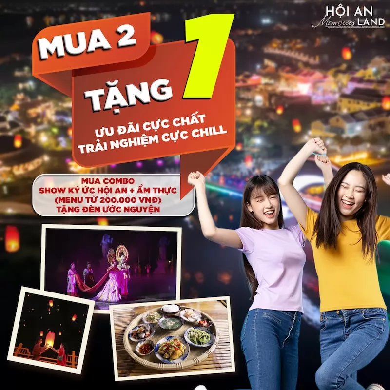 Ưu đ&atilde;i cực chất: Mua 2 tặng 1
